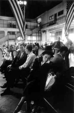 Waiting in Ellis Island