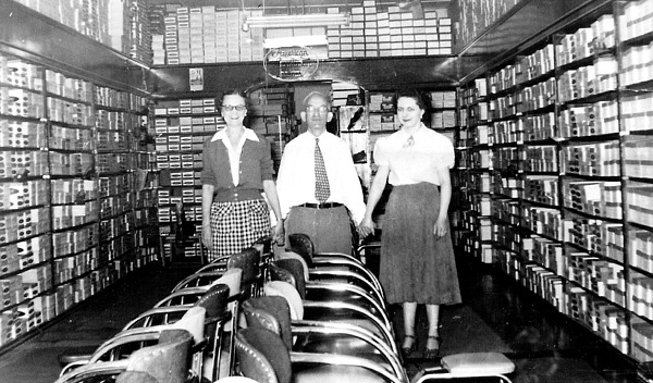 Jack Markell at his Reliable Shoe Store